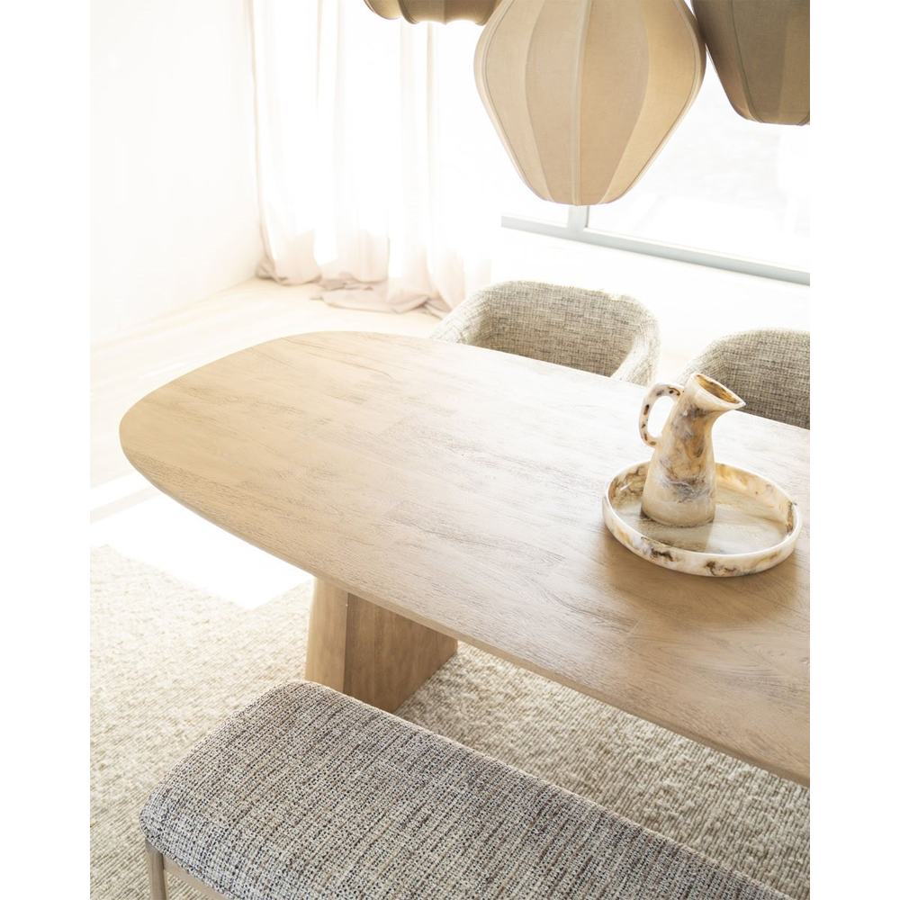 DINING TABLE LUNE 240X105CM NATURAL 240X105X77CM - Image 2
