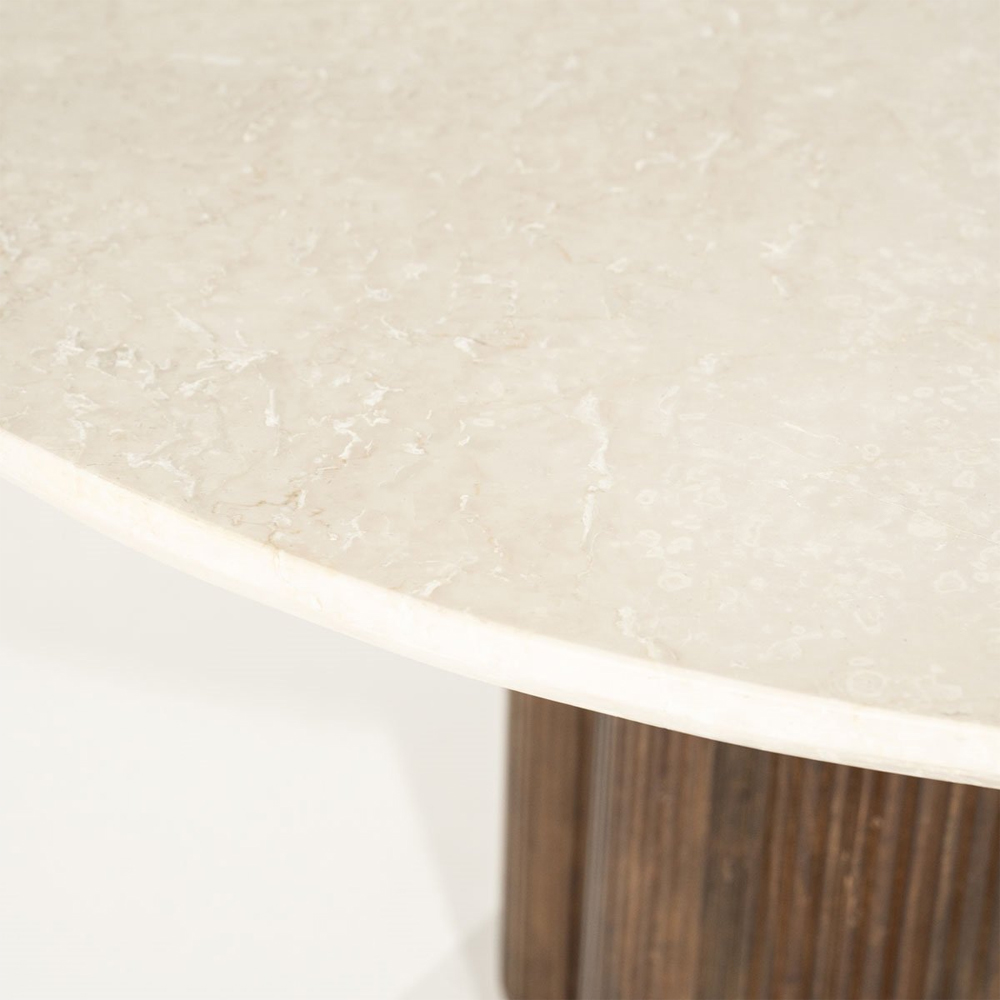 DINING TABLE XANNI 130X130X76CM - Image 3