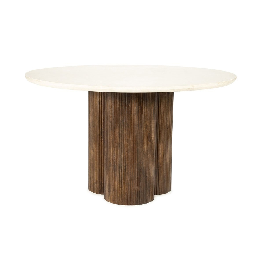 DINING TABLE XANNI 130X130X76CM