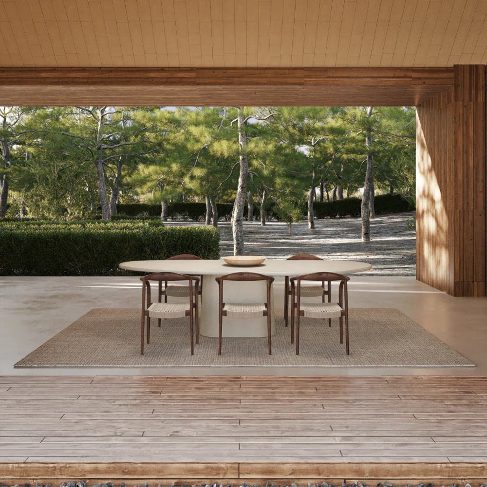 DOUCHY DINING TABLE 200X110X75CM MICROSKIN - Image 7
