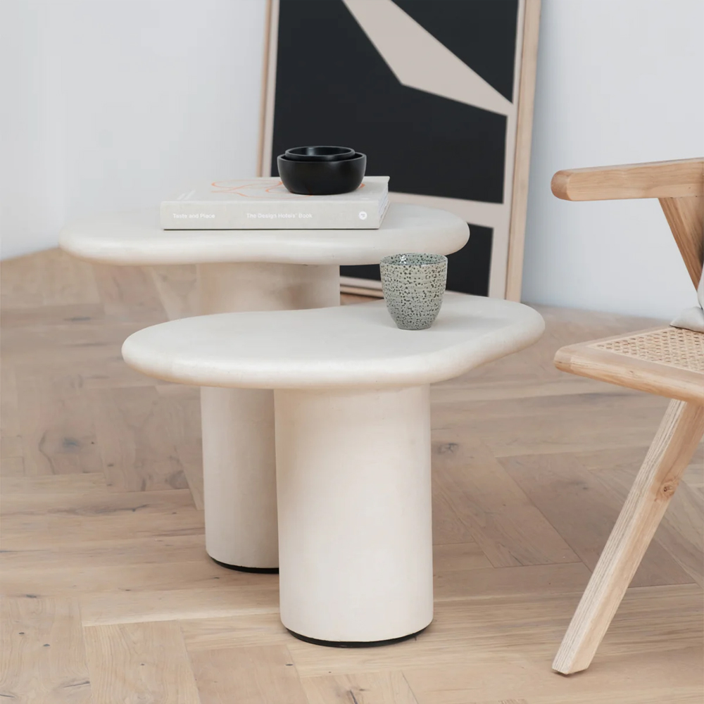 ORLEANS SIDE TABLE 65X48X45CM MICROSKIN - Image 5