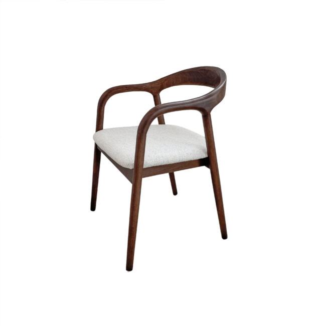 MURET DINING CHAIR SMOKE WOOD VDF117 - Image 3
