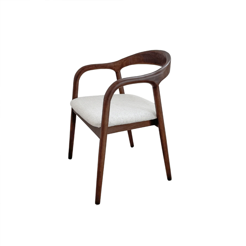 MURET DINING CHAIR SMOKE WOOD VDF117 - Image 3