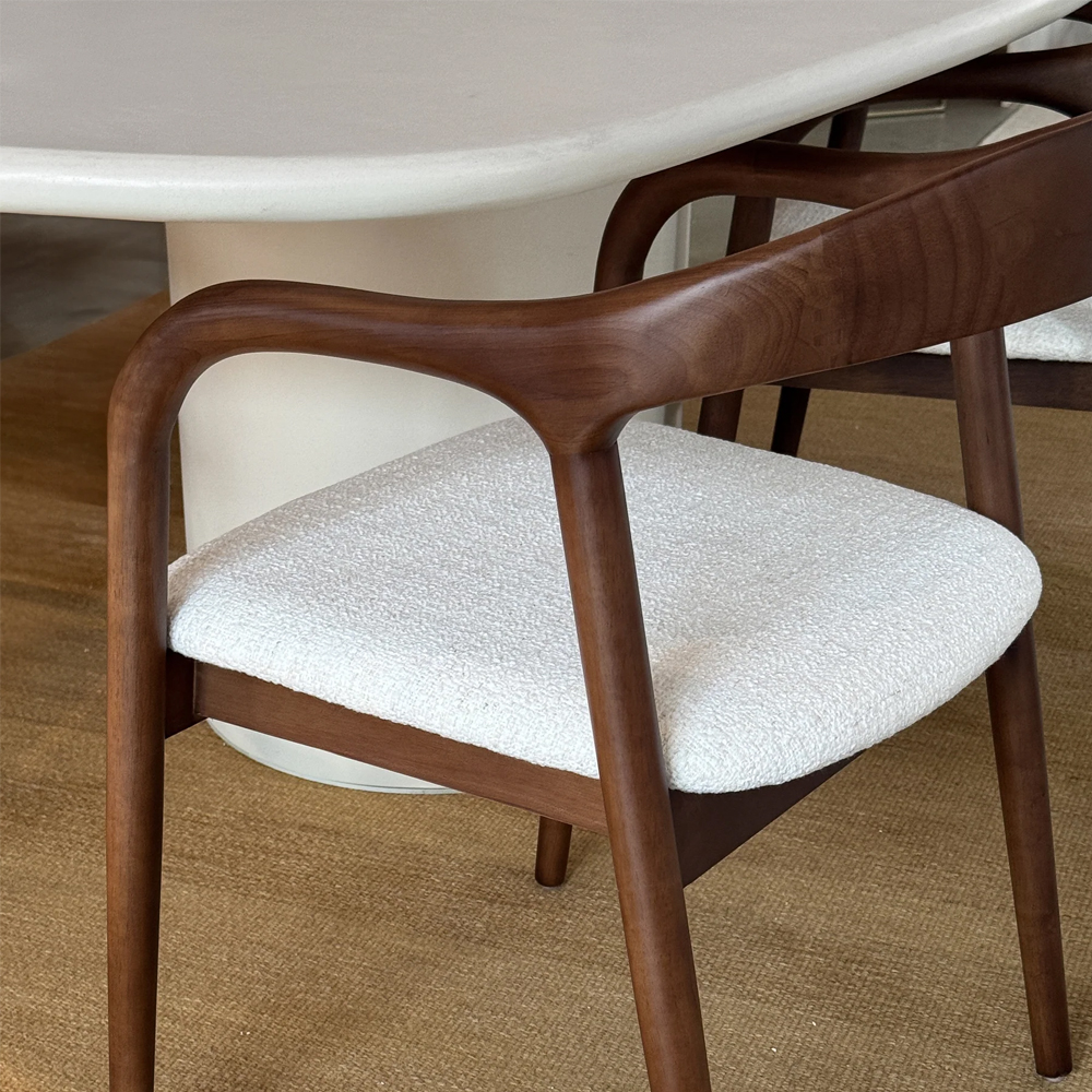 MURET DINING CHAIR SMOKE WOOD VDF117 - Image 8