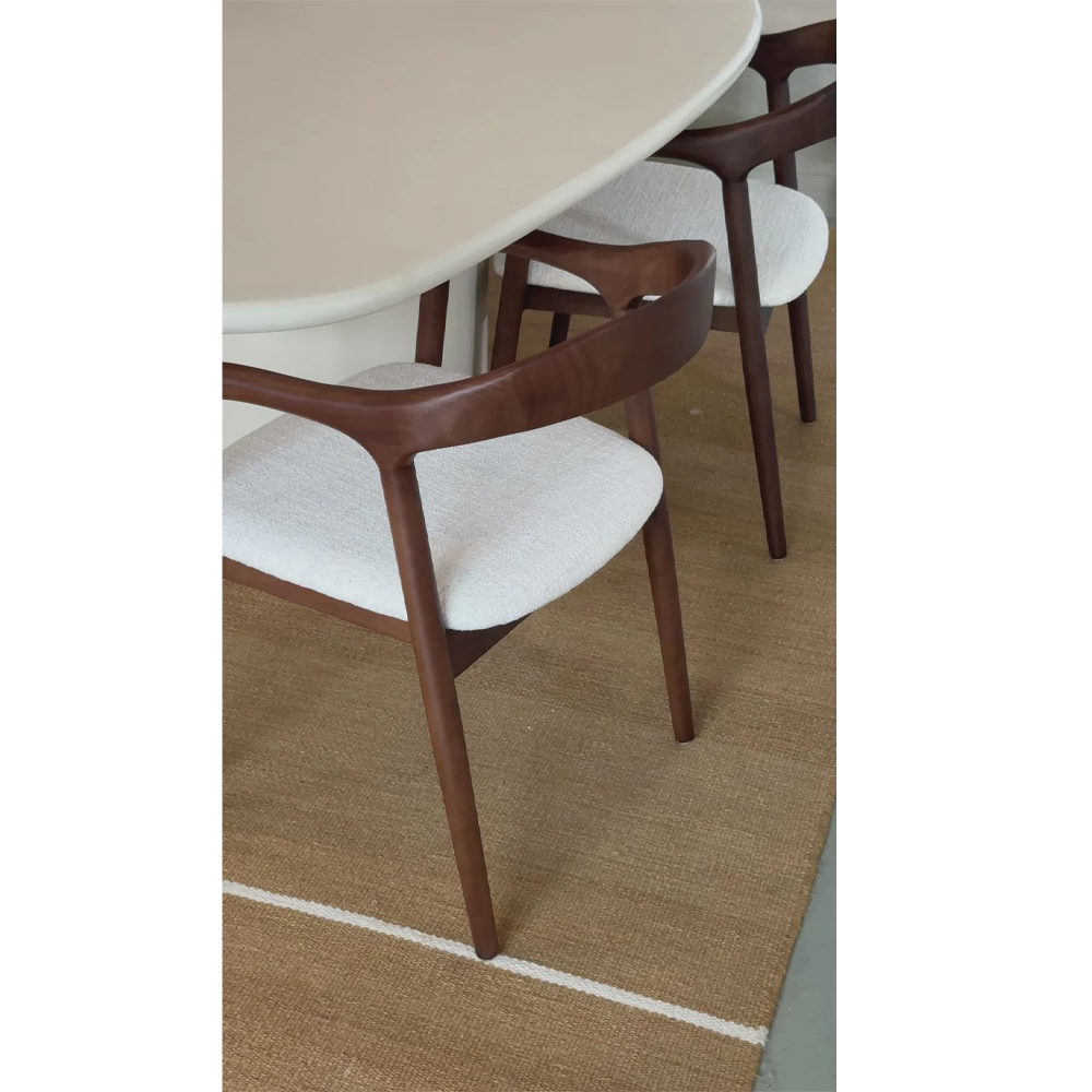 MURET DINING CHAIR SMOKE WOOD VDF117 - Image 7