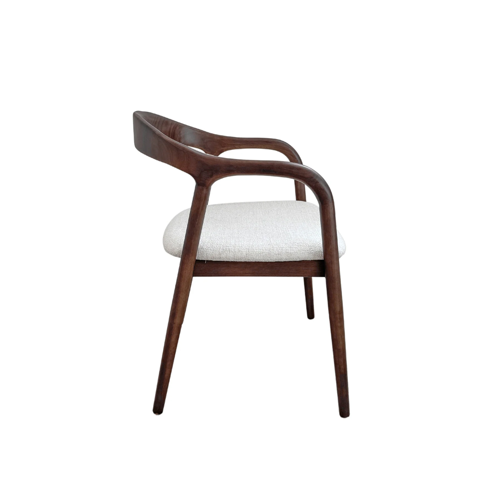 MURET DINING CHAIR SMOKE WOOD VDF117 - Image 4