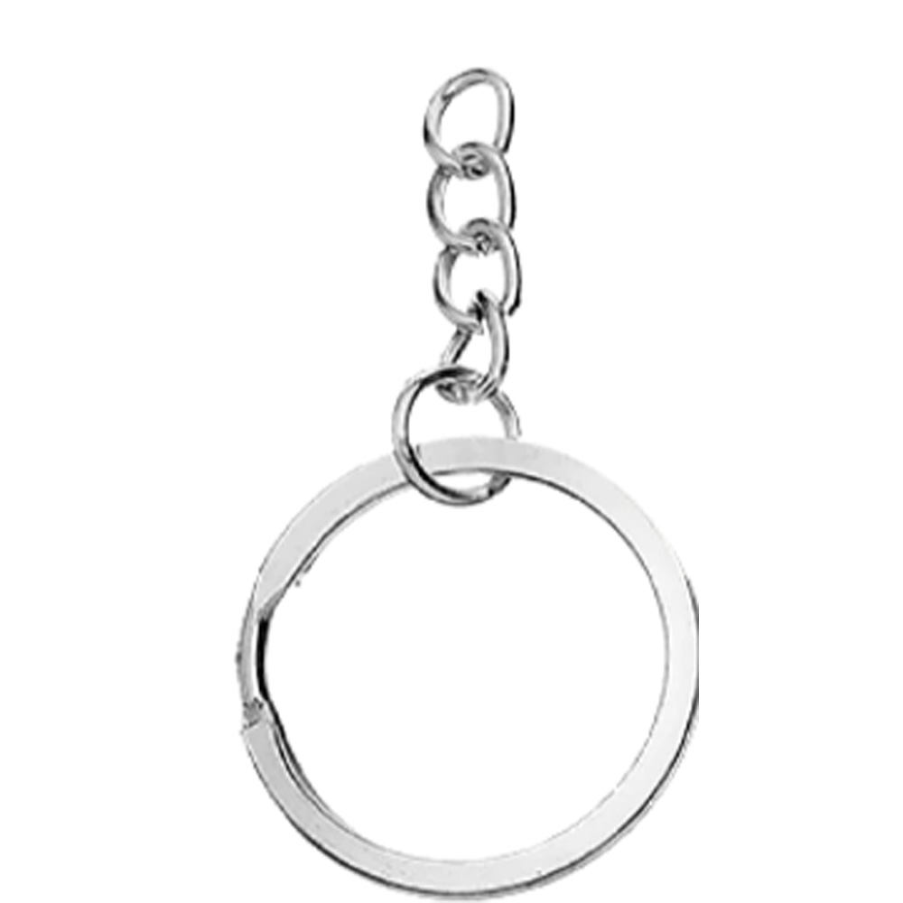 SILVER KRIKOS METALIKOS ME ALYSIDA 28MM 50PCS