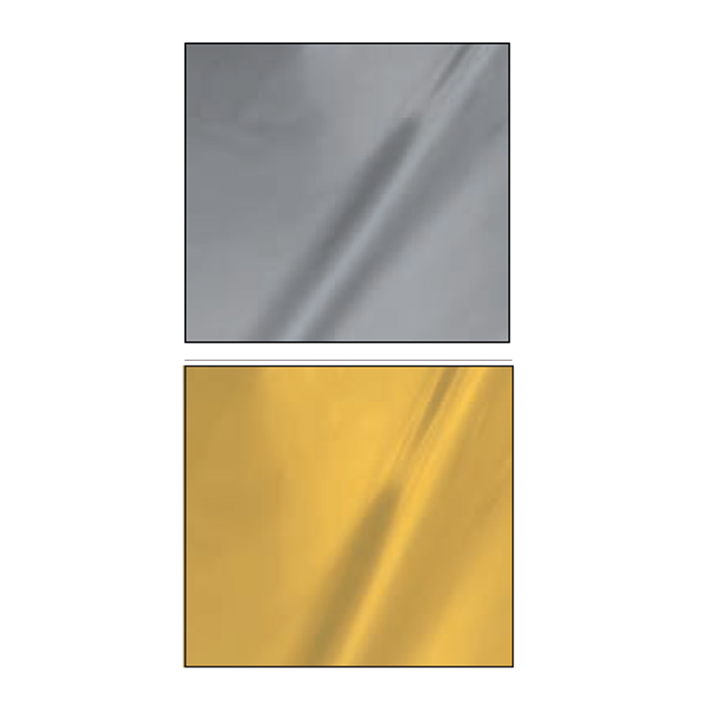 PAPER ROLL DISPLAY BOX ASSORTED GOLD/SILVER 70CMX2MT