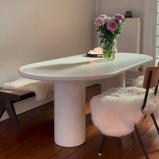 KIMBERLY DINING TABLE 240X120X75CM STONESKIN - Image 6