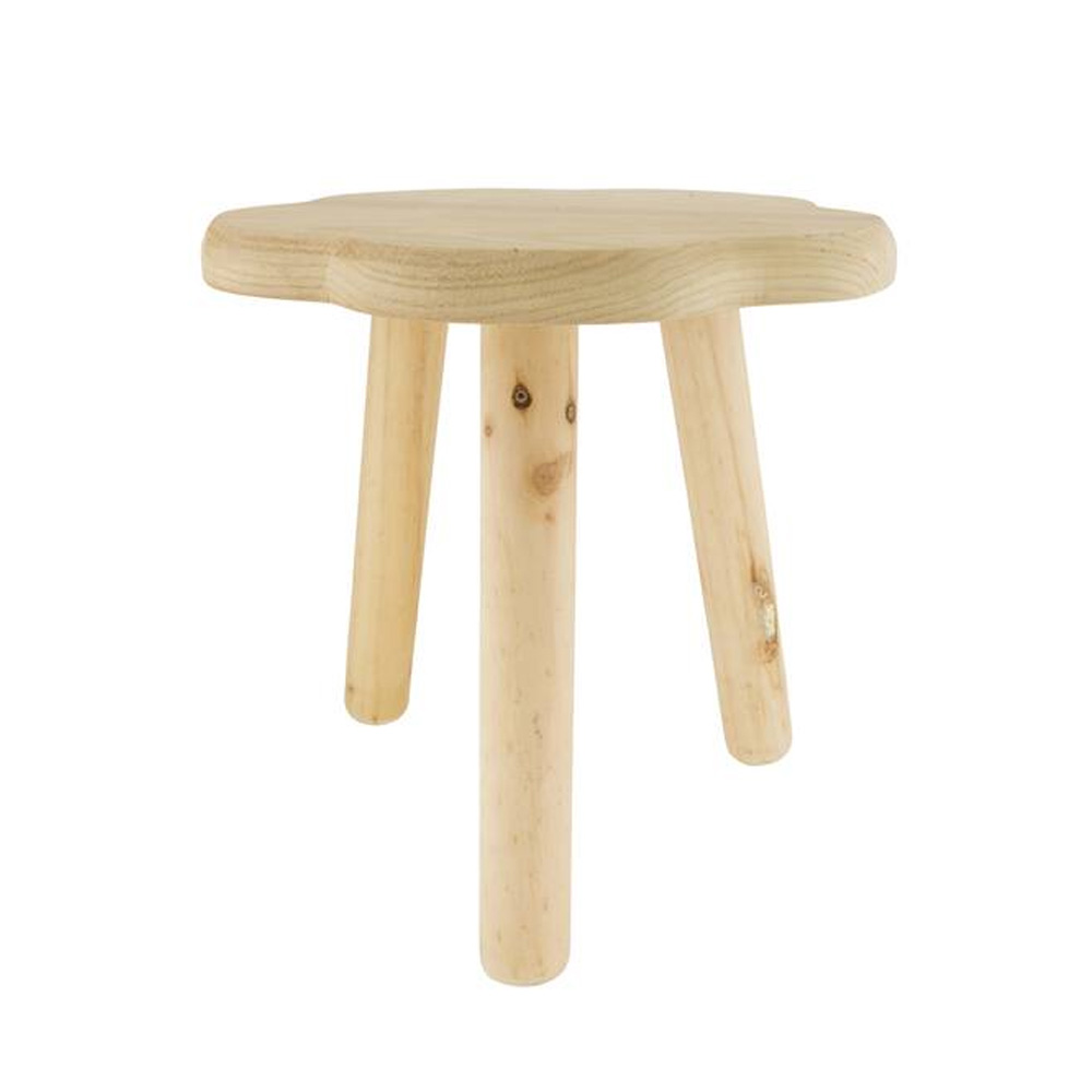 SIDE TABLE PAULOWNIA WOOD NATURAL 38X38X38CM