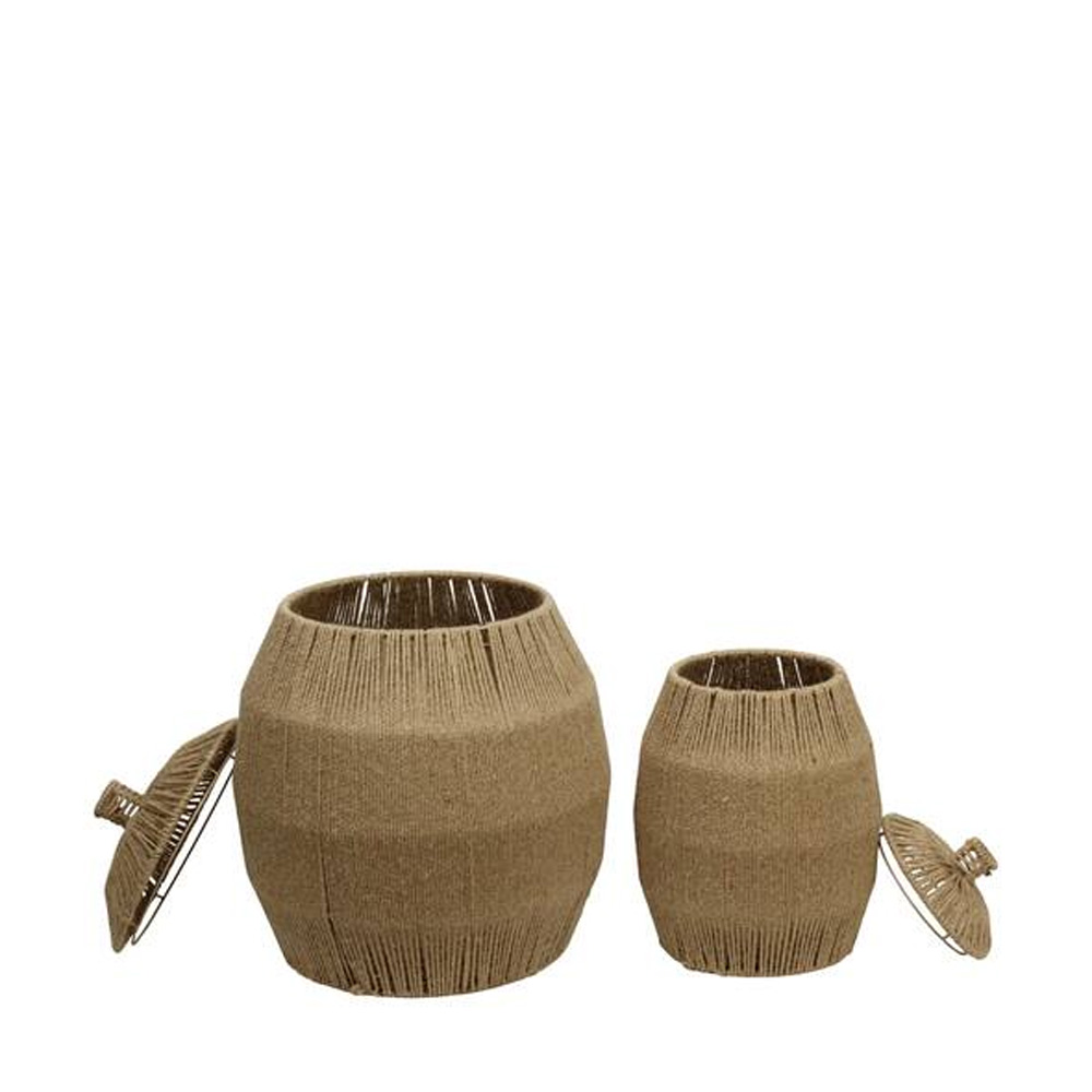 BASKET ROUND JUTE - Image 2