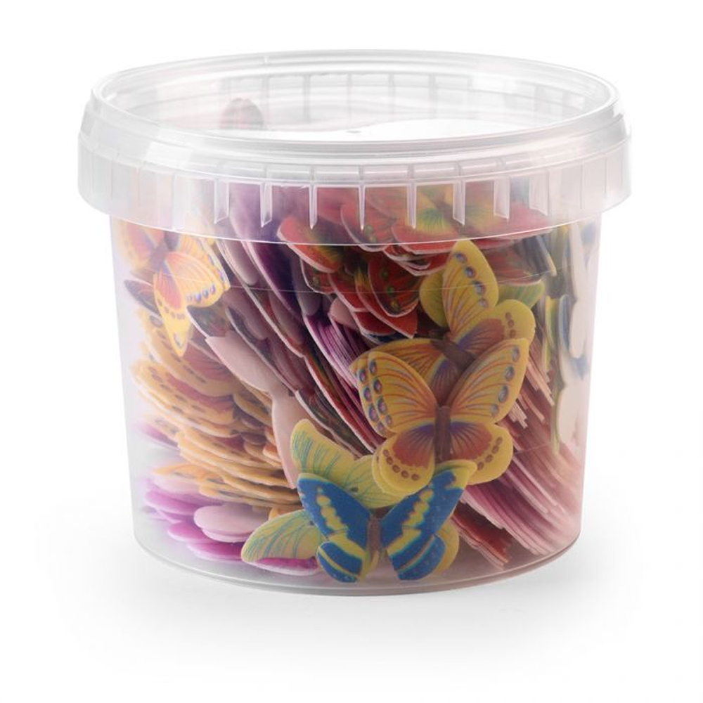 WAFER BUTTERFLIES ASSORTED 194PCS