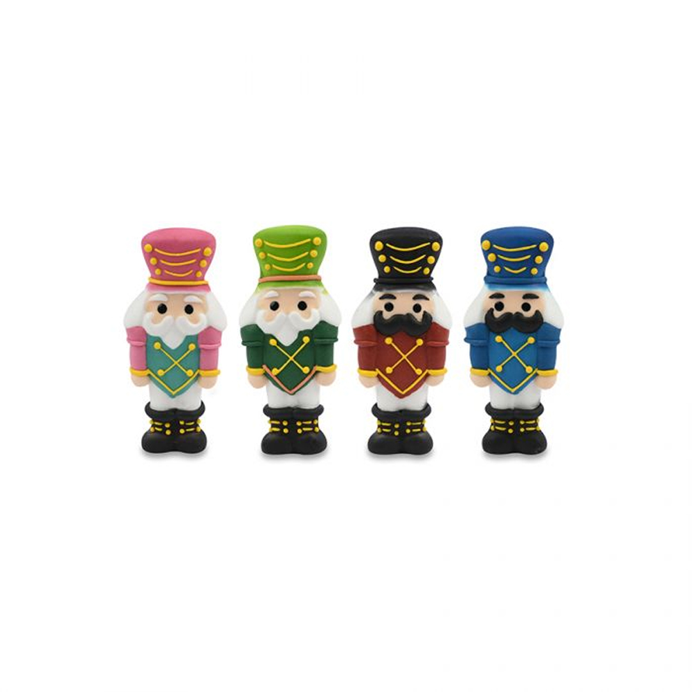 ASSORTED NUTCRACKER SUGAR FIGURE 2.5X6.5CM 1PC