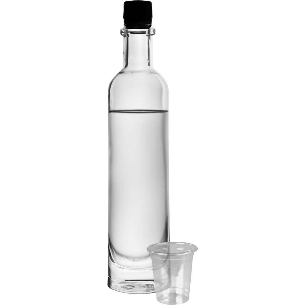GLASS SPIRITS TRANSPARENT RECYCLED PET 0,02L - Image 3