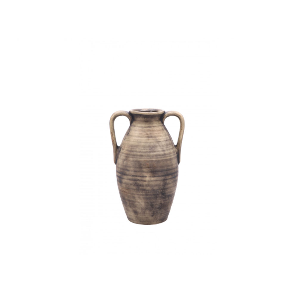 CERAMIC AMPHORA ASSORTED 2 COLOURS 22X17X30.5CM - Image 3