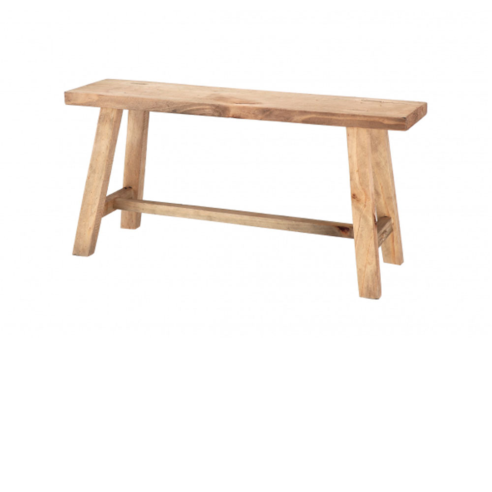 WOODEN BENCH 58X15X28CM