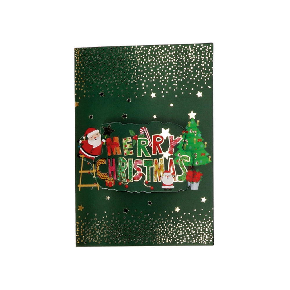 CHRISTMAS GREETING CARD WITH DISPLAY ASSORTED 6 MODELS 12X17CM 24PC - Image 7