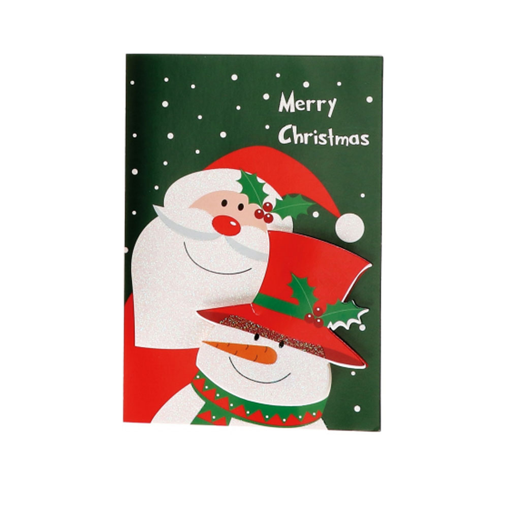 CHRISTMAS GREETING CARD WITH DISPLAY ASSORTED 6 MODELS 12X17CM 24PC - Image 4