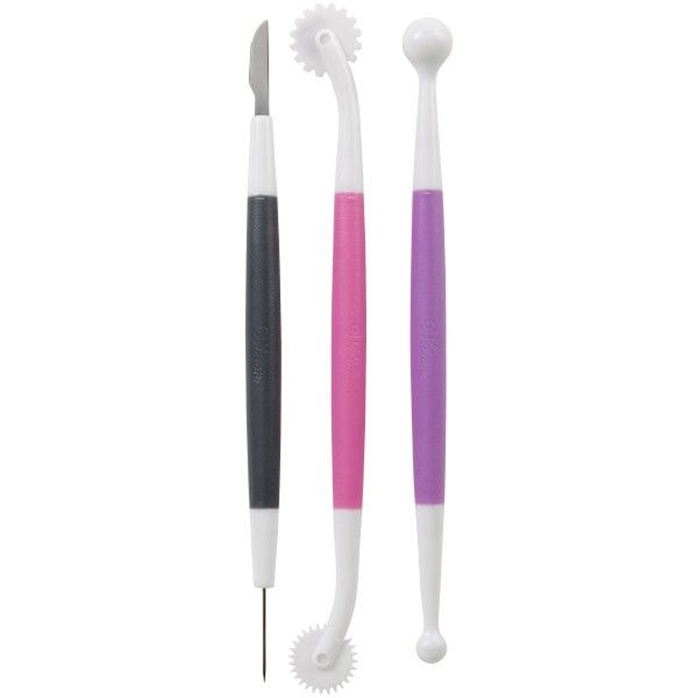 SET OF 3 WILTON FONDANT AND GUM PASTE STARTER TOOL - Image 2