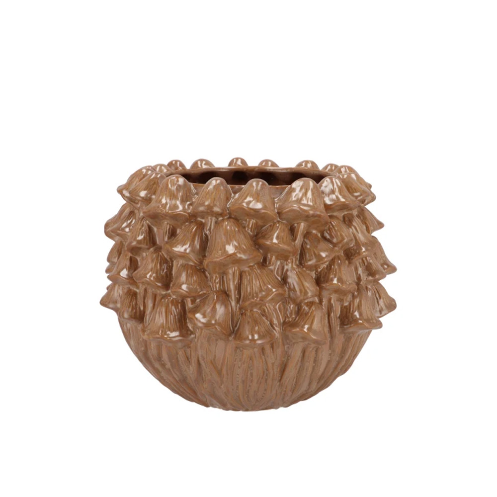 MILOU SCOTTISH SAND FUNGI POT 20X20X14CM