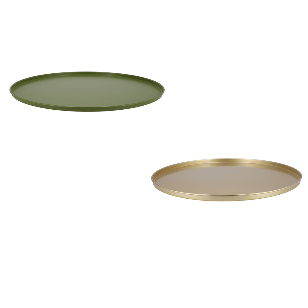 COASTER TRAY METAL 26X2CM