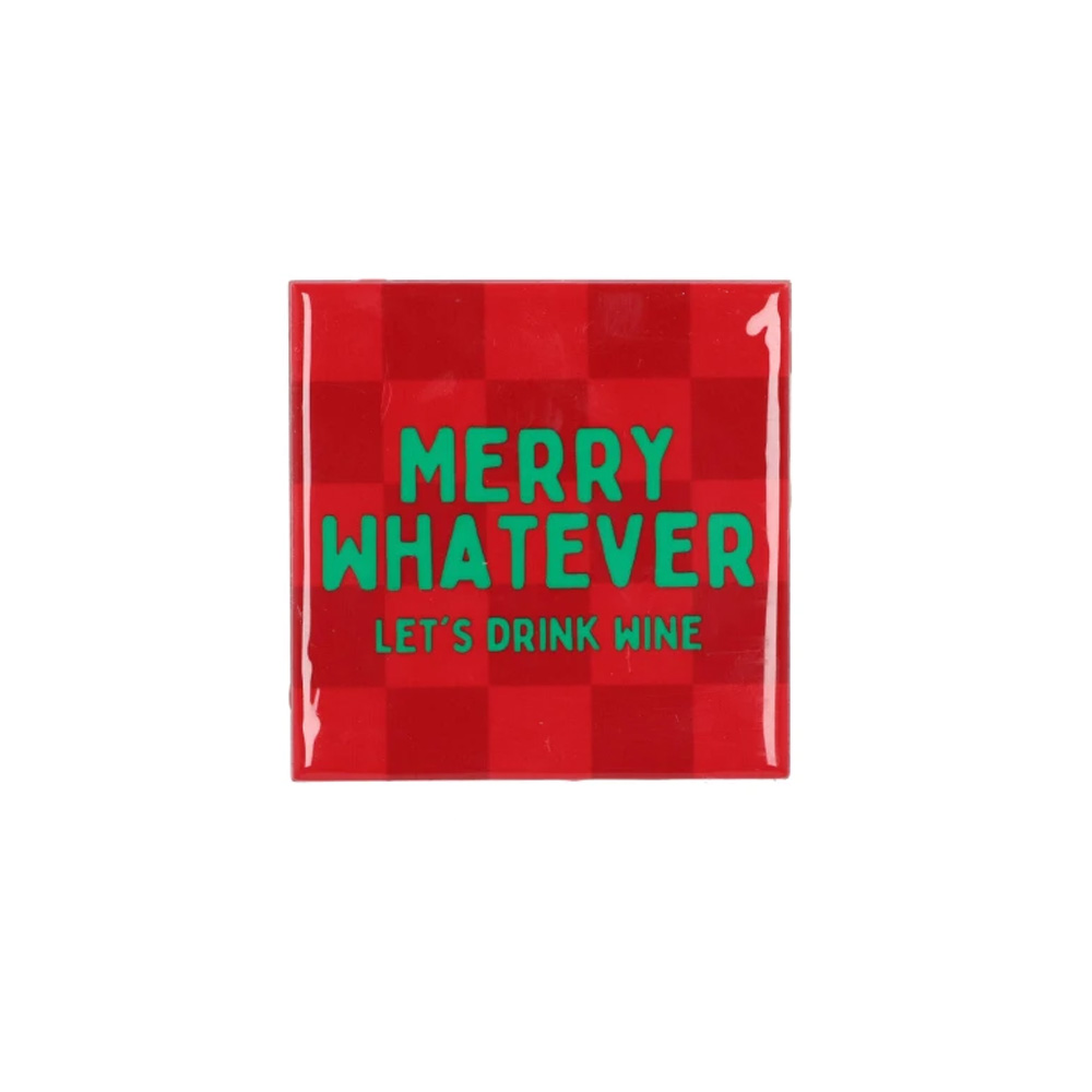 TILE MERRY WHATEVER RED 10X10X1CM