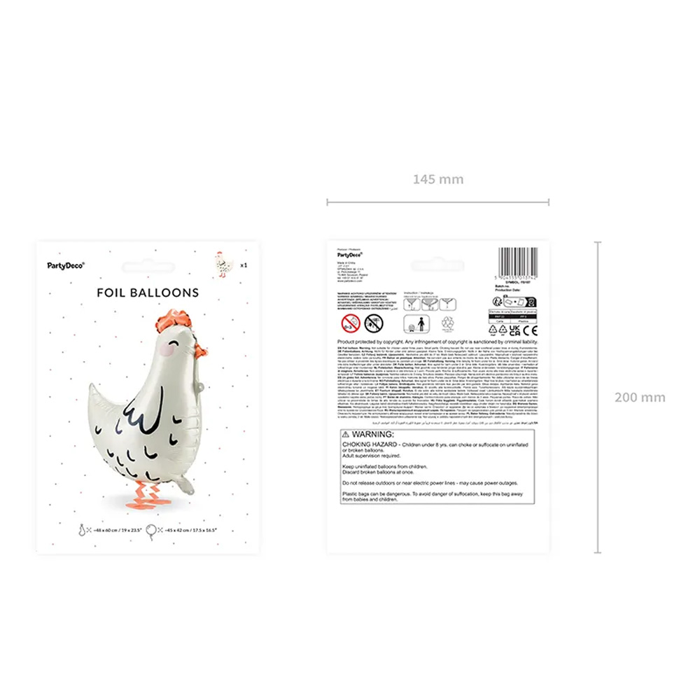 FOIL BALLOON HEN 48X60CM - Image 7
