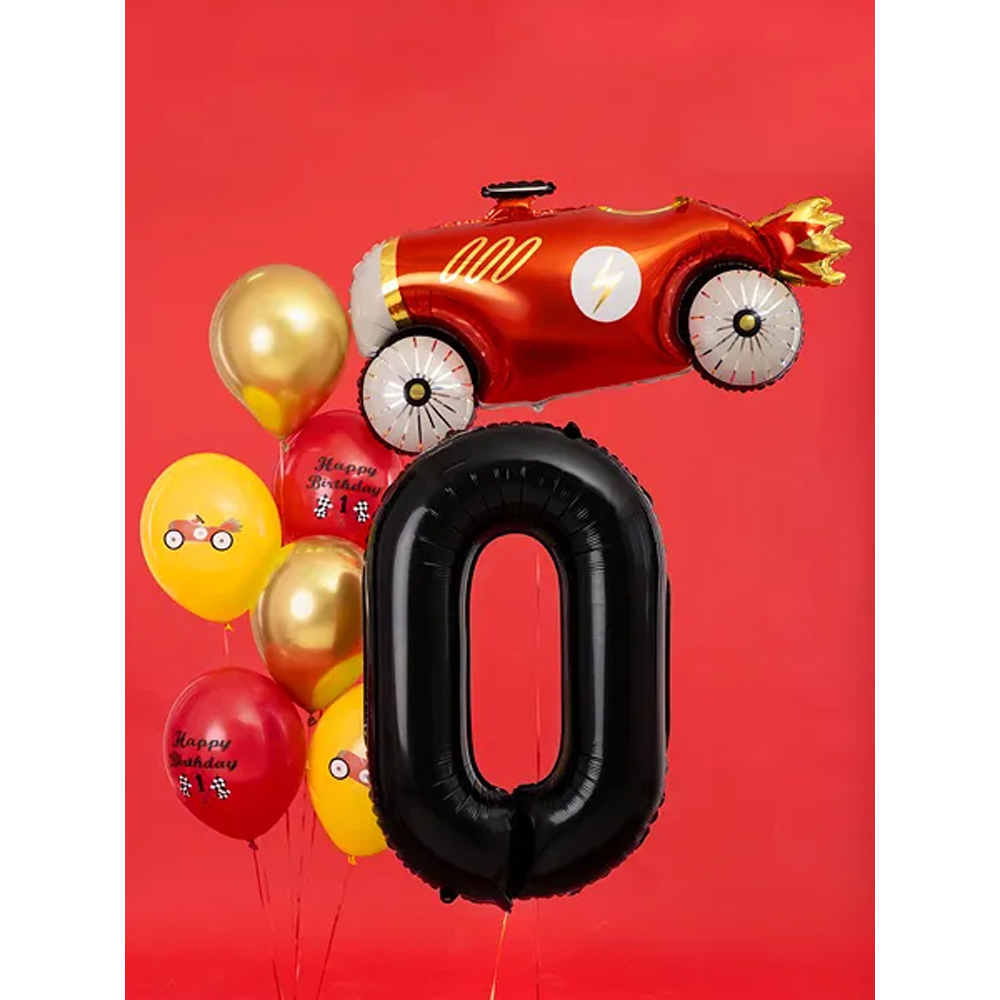 FOIL BALLOON NUMBER BLACK 86CM - Image 3