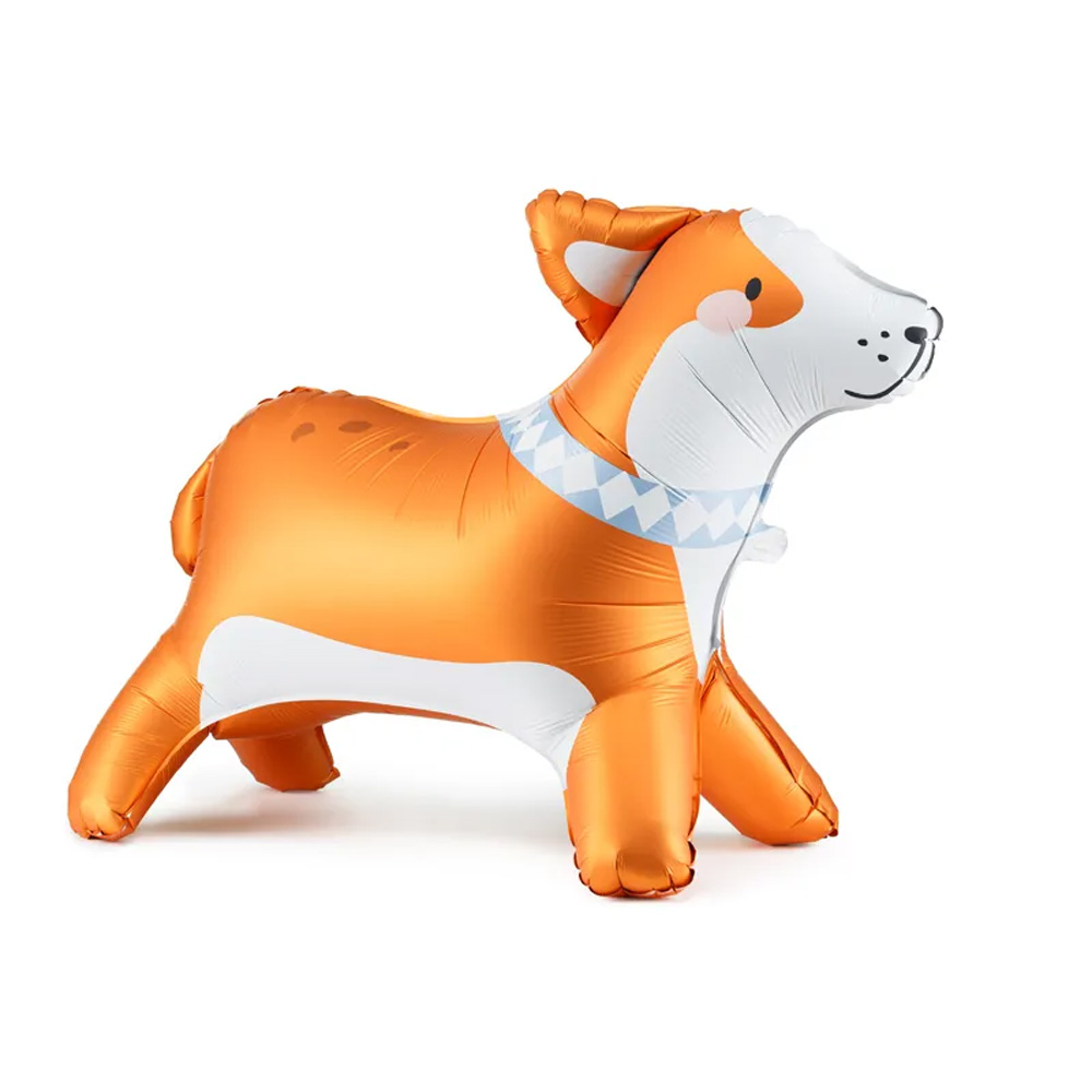 STANDING FOIL BALLOON CORGI 88X70CM