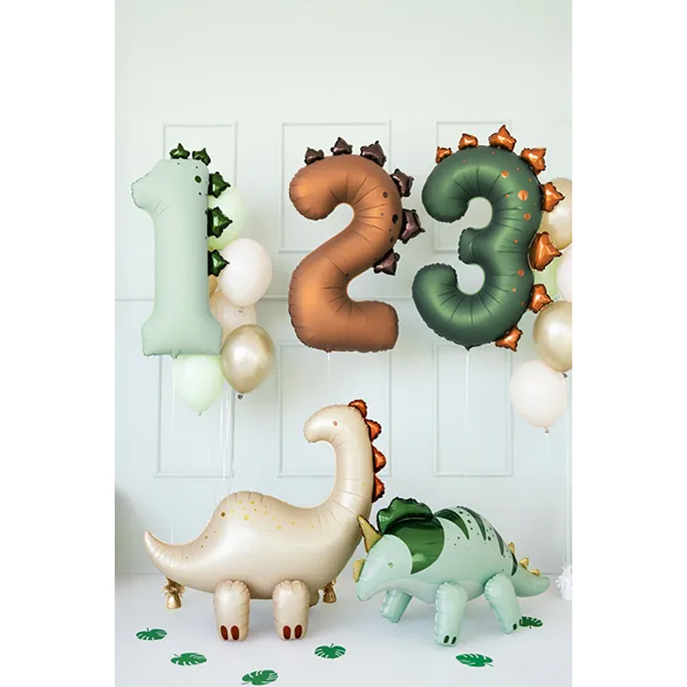 STANDING FOIL BALLOON BRONTOSAURUS 91X85CM - Image 3