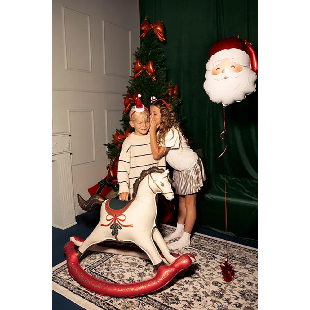 FOIL BALLOON CHRISTMAS ROCKING HORSE118X104CM - Image 5