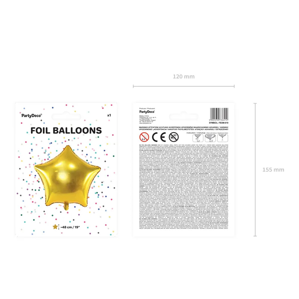 FOIL BALLOON STAR 48CM - Image 16
