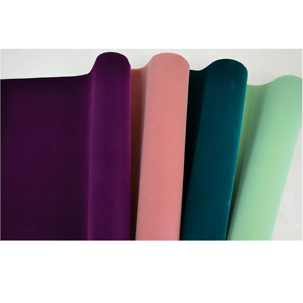 FABRIC VELVET ONE SIDED AA 24CMX3M