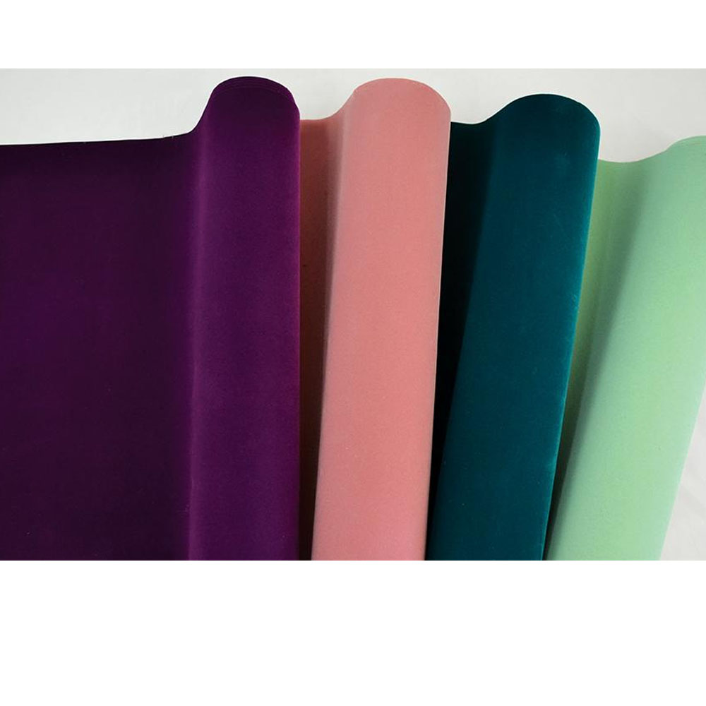 FABRIC VELVET ONE SIDED AA 12CMX3M