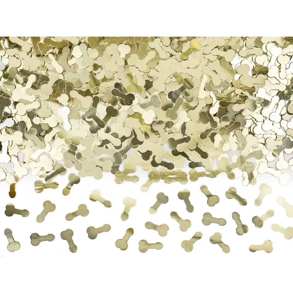 CONFETTI PENISES GOLD 30G