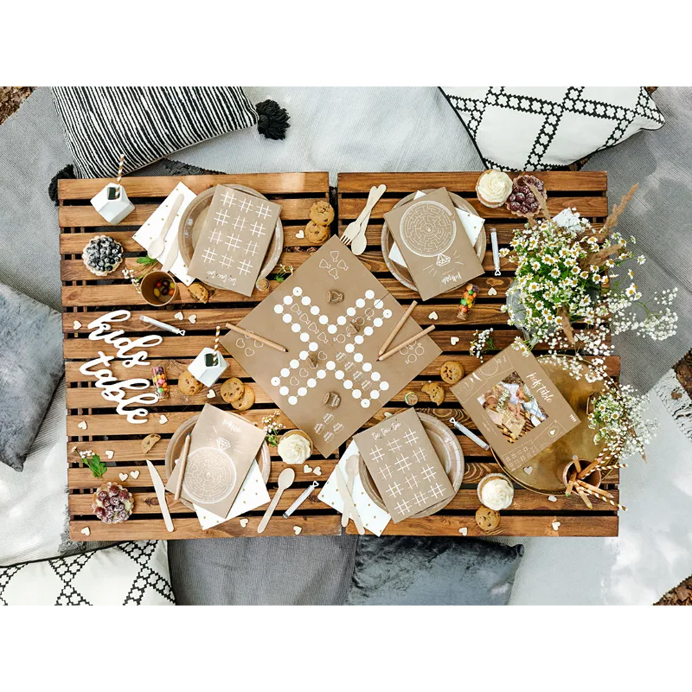 WOODEN CONFETTI HEARTS 2X2CM 50PCS - Image 5