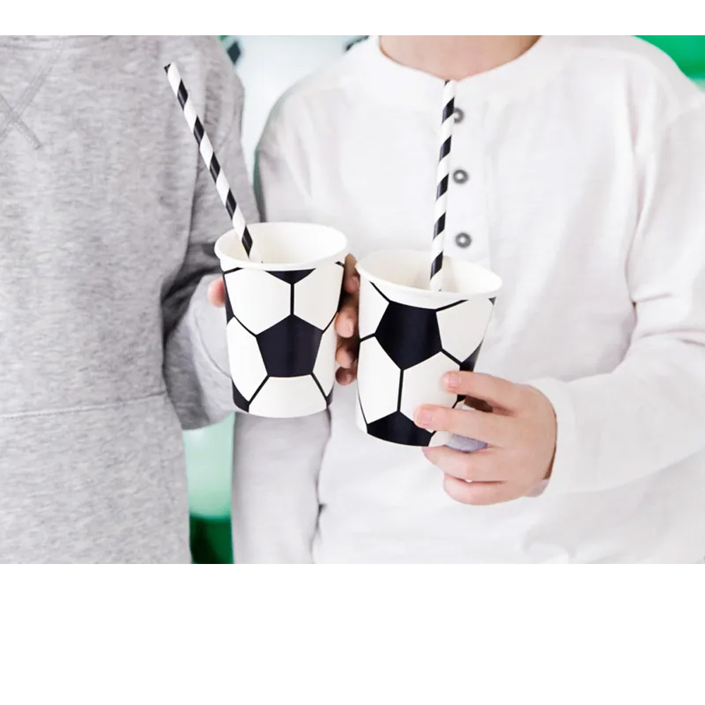 PAPER CUPS FOOTBALL MIX 260ML 6PCS - Image 3