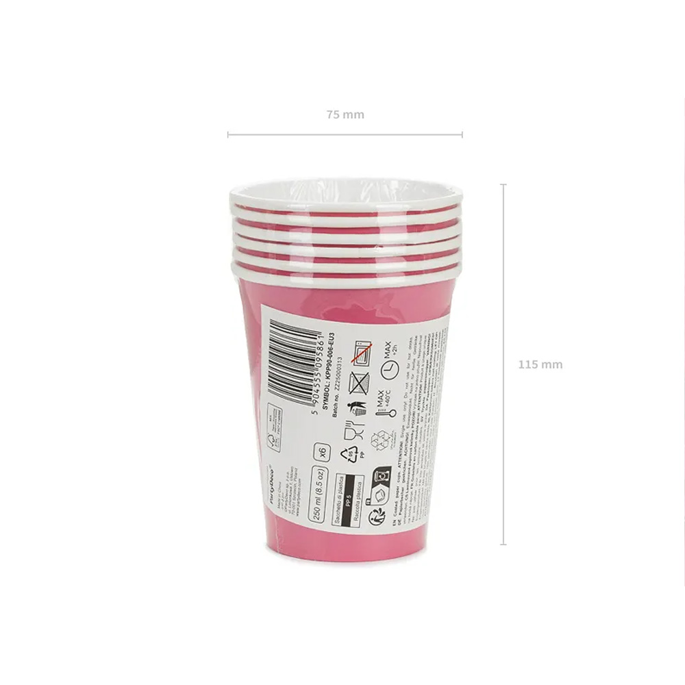 PAPER CUPS 250ML 6PCS - Image 28
