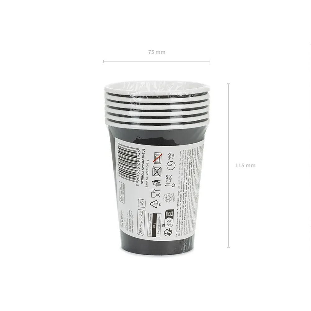 PAPER CUPS 250ML 6PCS - Image 32