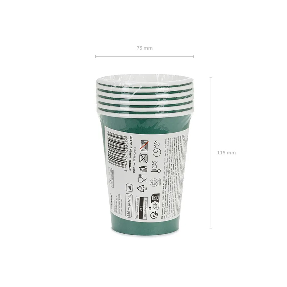 PAPER CUPS 250ML 6PCS - Image 33