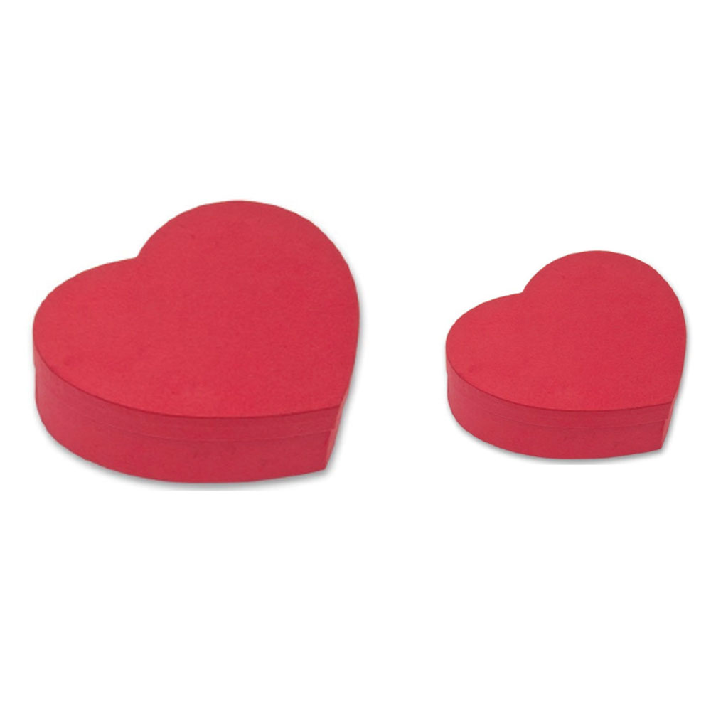 BOX HEART RED