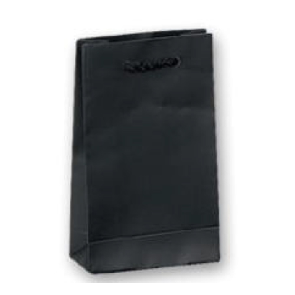 PAPER BAGS BLACK 13.5X8X4