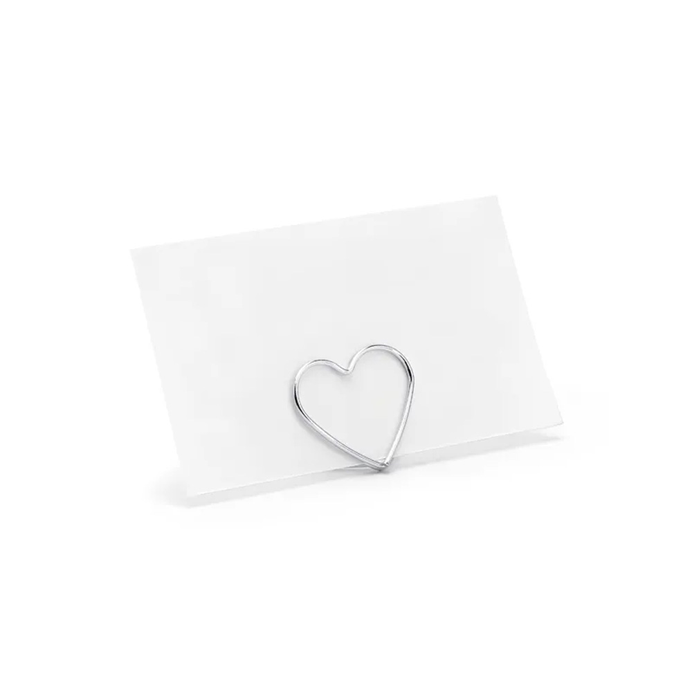 PLACE CARD HOLDERS HEARTS 2.5CM 10PCS - Image 2