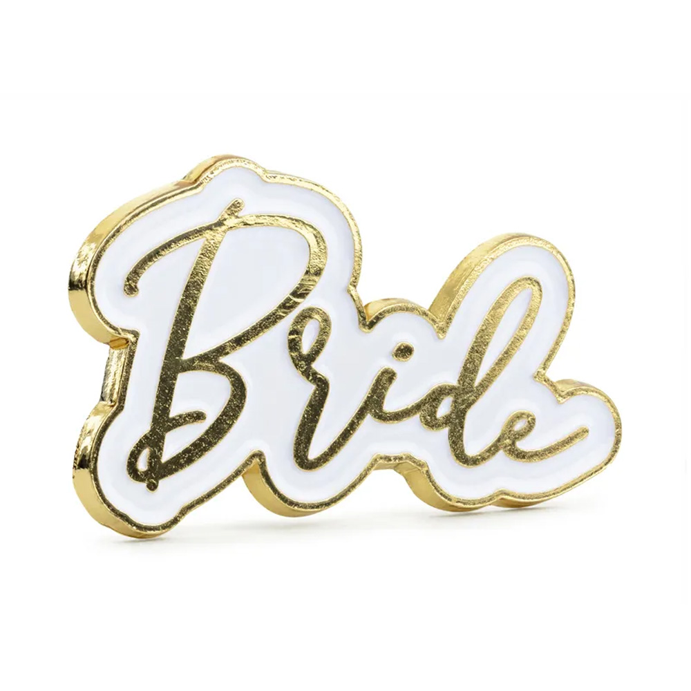 ENAMEL PIN BRIDE 3.5X2CM
