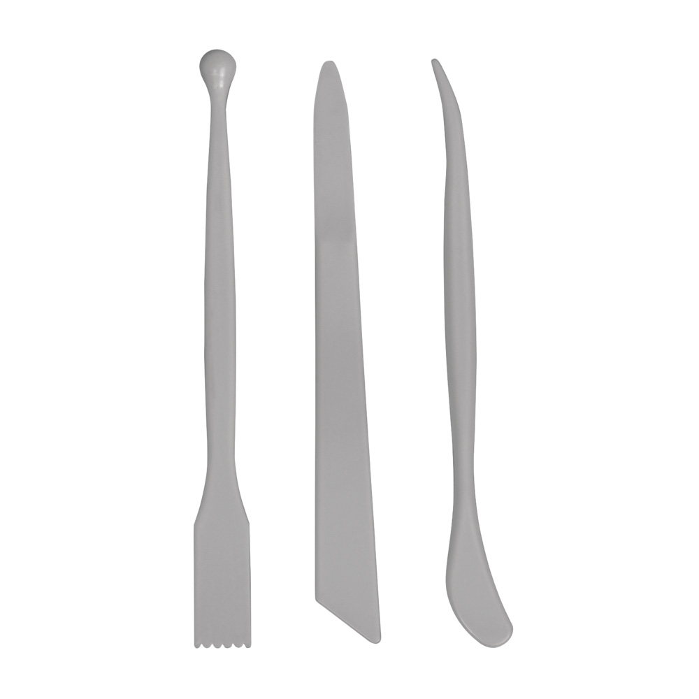 PLASTIC MODELLING TOOL 6 DIFFERENT ROCK-GREY
