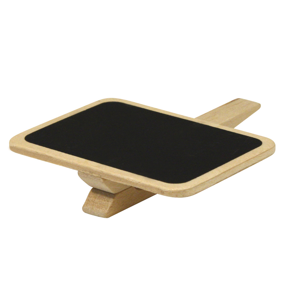 WOODEN MINI BLACKBOARD ON PEG TAG-BAG 6.8X4.8CM - Image 3