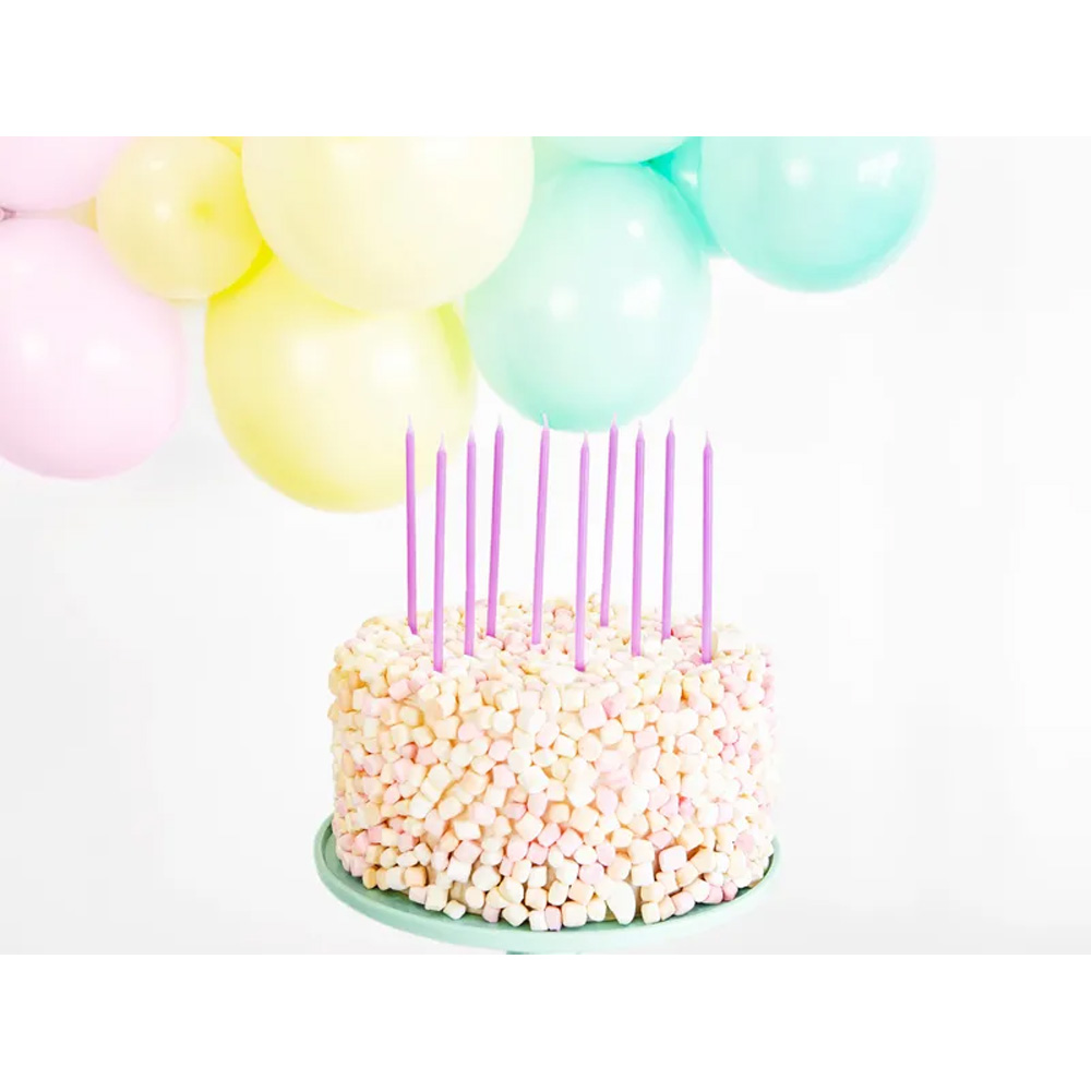 PLAIN BIRTHDAY CANDLES 14CM 12PCS - Image 4
