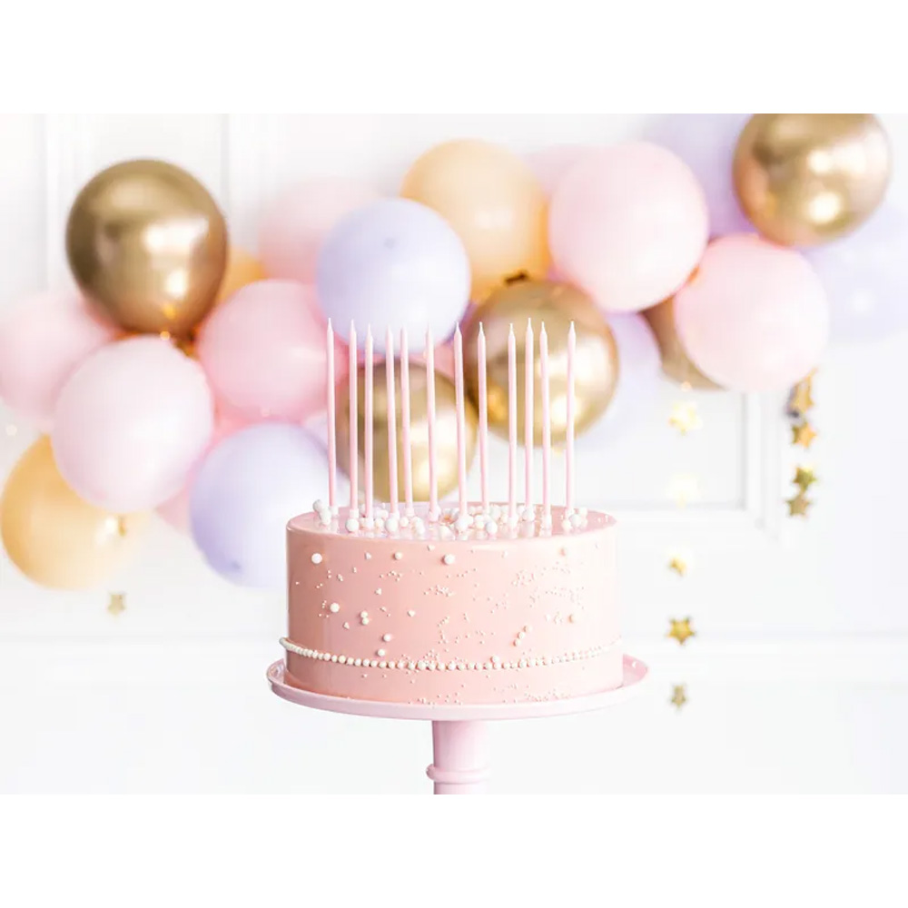 PLAIN BIRTHDAY CANDLES 14CM 12PCS - Image 3