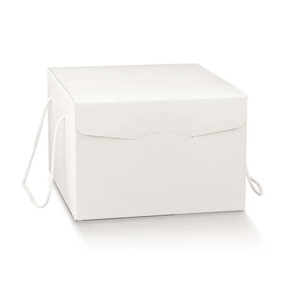 SEGRETO C/CORDINI FIBRA BIANCO 245X245X150MM