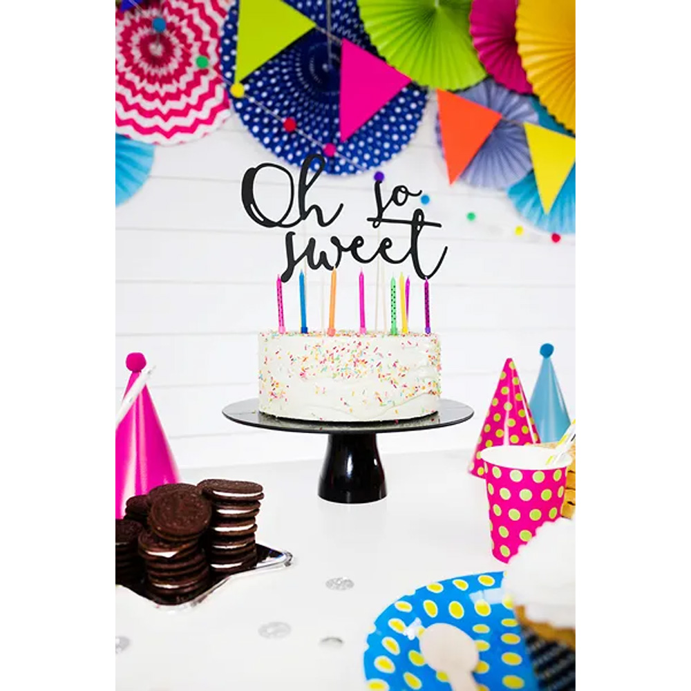 BIRTHDAY CANDLES COLOURFUL MIX 6.5CM 6PCS - Image 3